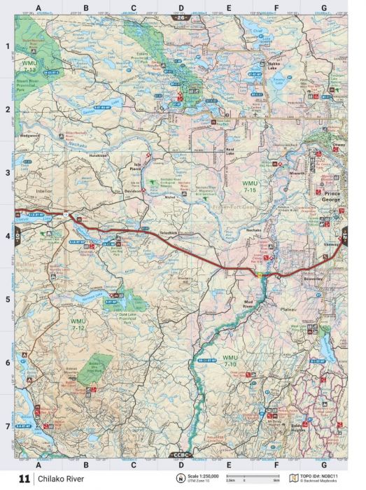 Northern BC Backroad Mapbooks- 6th Edition | BRMB
