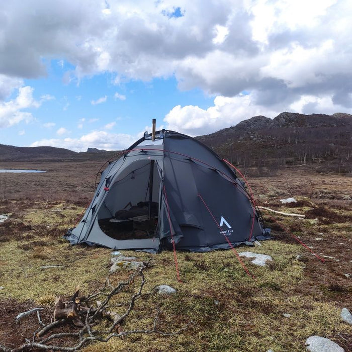 NorTent Gamme 8 - Winter Hot Tent for 8 People- Arctic Light