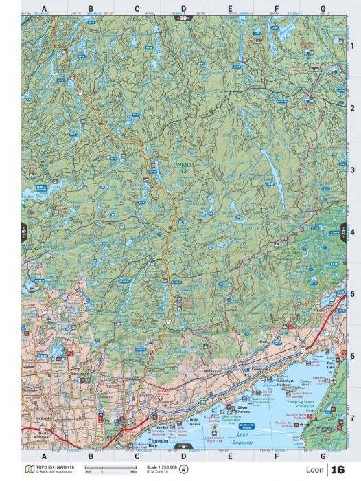 Northwestern Ontario Backroad Mapbooks- 5th Edition | BRMB