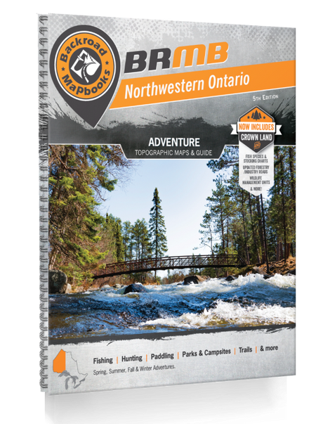 BRMB Northwestern Ontario Backroad Mapbooks- 5th Edition