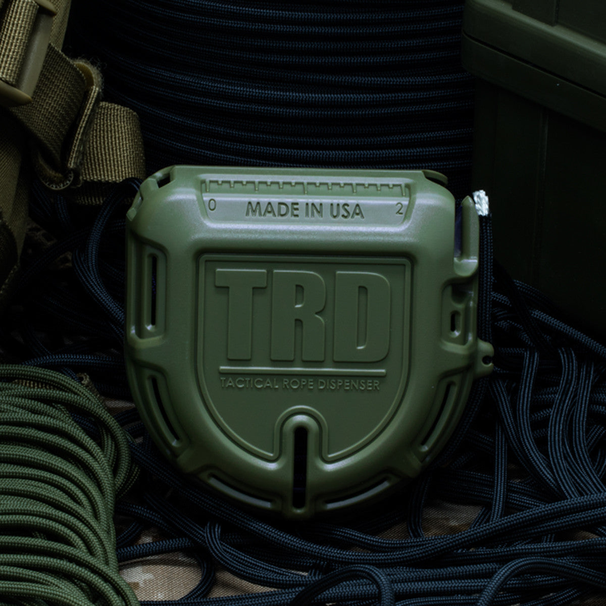 Close-up of TRD cutting blade in action