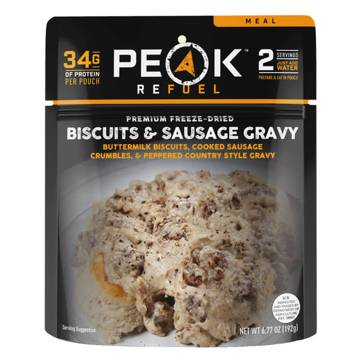 Peak Refuel Biscuits & Sausage Gravy 192g Pouch