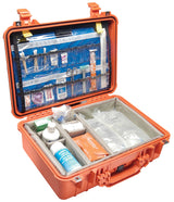 Pelican™1500 EMS Medical Case w/ Dividers/ organizer