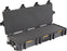 Pelican V730 Vault Series Tactical Rifle Case inner foam liner. The case is black with orange tabs on the side.