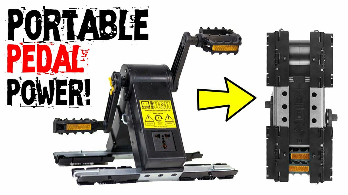 20 Watt Crank-Powered Pedal Power Generator
