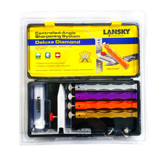 Lansky Standard Controlled-Angle Knife Sharpening System Blade Sharpening  Kit