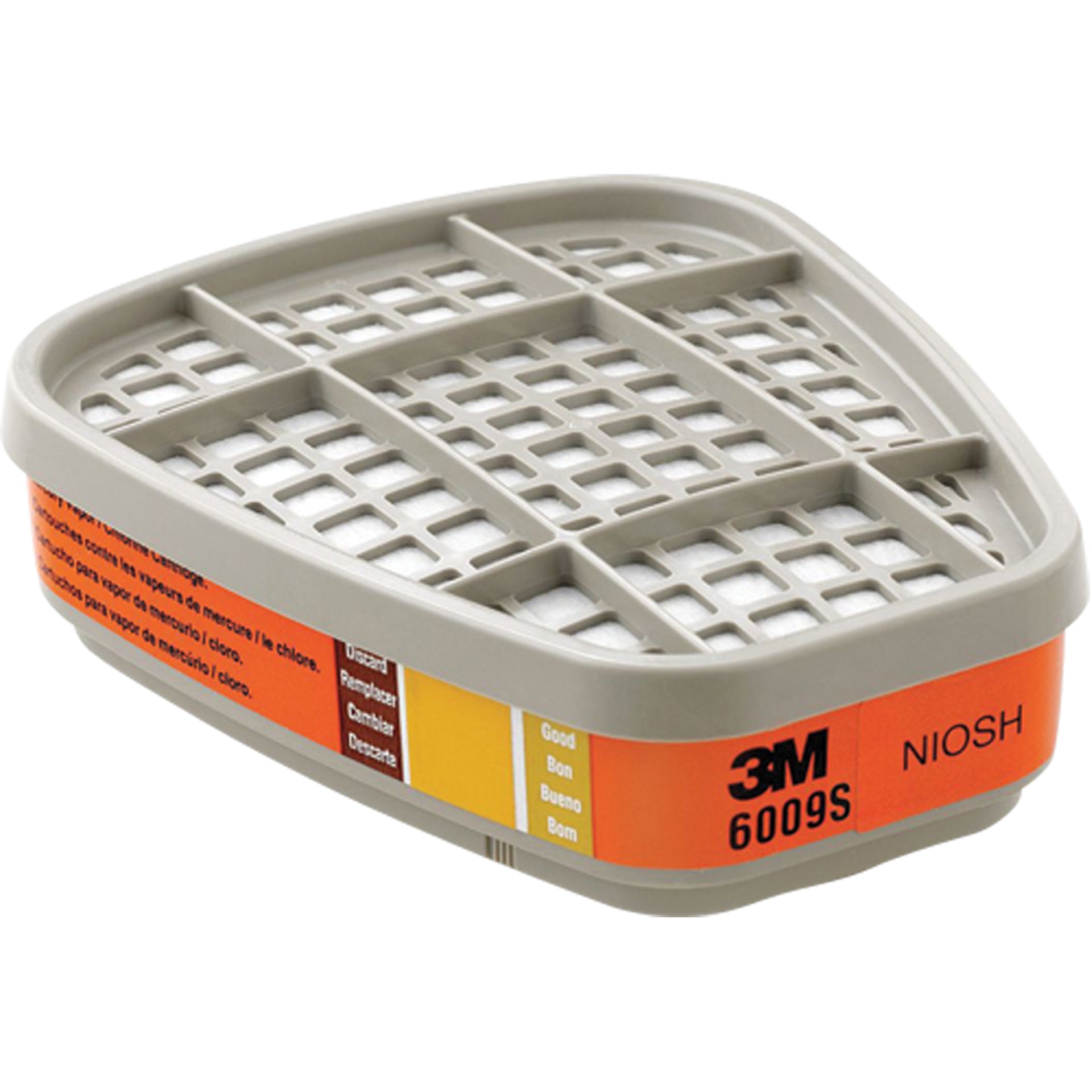 3M 6009S Mercury Vapor/Chlorine Gas Mask Filter – NIOSH Approved
