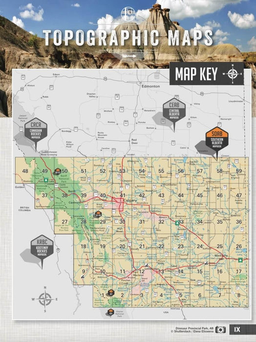 Southern Alberta Backroad Mapbooks- 5th Edition | BRMB