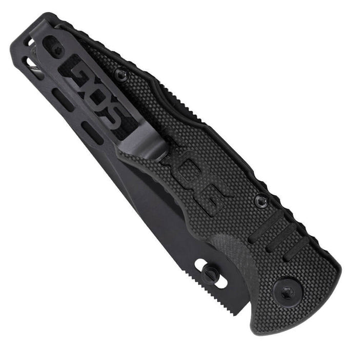 SOG Salute Mini Tactical Folding Knife- Black