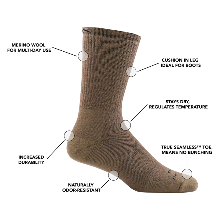 Darn Tough- TACTICAL Boot Socks | Heavyweight with Full Cushion