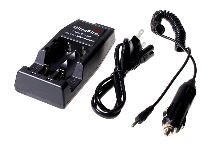 Amytek/ Ultrafire Battery Charger WF139 Li-Ion with car-adapter